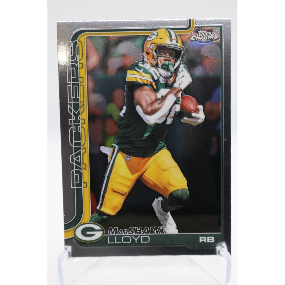 2025 Topps Chrome Football Base #114 MarShawn Lloyd Packers